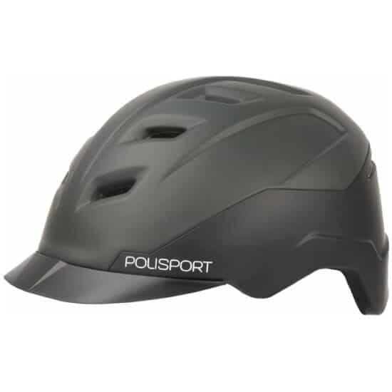 Polisport Fietshelm E-bike Pol E'City zwart/grys Speed Pedelec Black/Dark Grey
