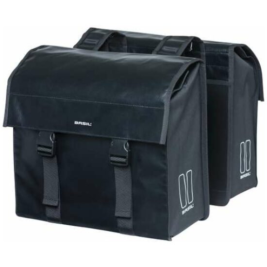 Basil Tas dubbel Bas Urban Load/black 48-53ltr 17738 Black - Afbeelding 4