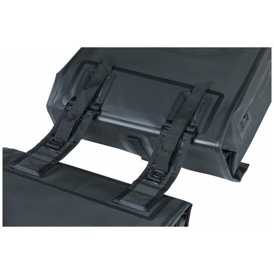 Basil Tas dubbel urban dry fietstas Matt Black - Afbeelding 5