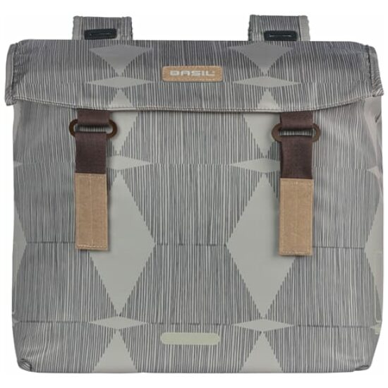 Basil TAS BAS DUBBEL ELEGANCE UB Chateau Taupe - Afbeelding 6
