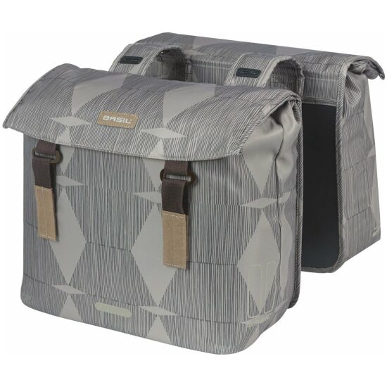 Basil TAS BAS DUBBEL ELEGANCE UB Chateau Taupe - Afbeelding 4