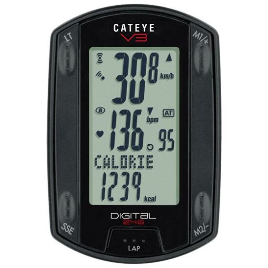 Cateye COMPUTER CAT TR300TW V3C 3XDL ZWART
