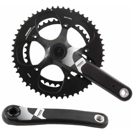 Sram CRANKSTEL FORCE GXP 10V CB 172.5 39/53 BLACK ZWART / CARBON