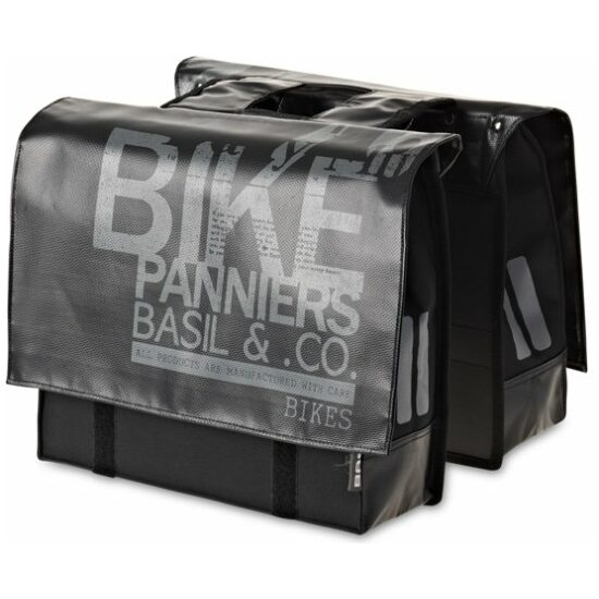 Basil TAS BAS TRANSPORT KIDS DUBBEL ZWART 22L