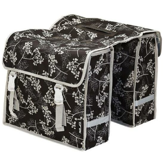 Xlc TAS DUBBEL BERRY ZWART