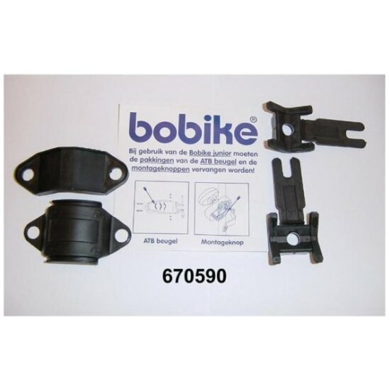 Bobike DUOD VERVANGSET JUNIOR PVC ZWART
