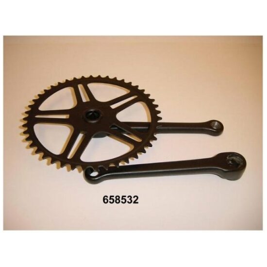 Bhogal CRANKSTEL Z/SPIE 44T 1/8 STAAL A KWAL ZWART