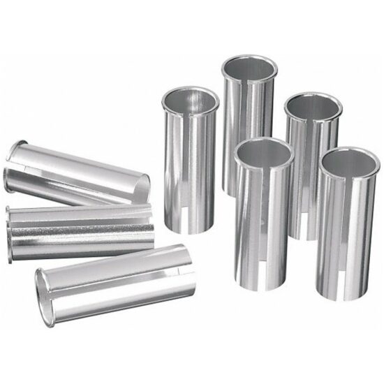 Ergotec Zadelpen-verloopbus 27.2 > 31.0mm 50mm alu ZILVER