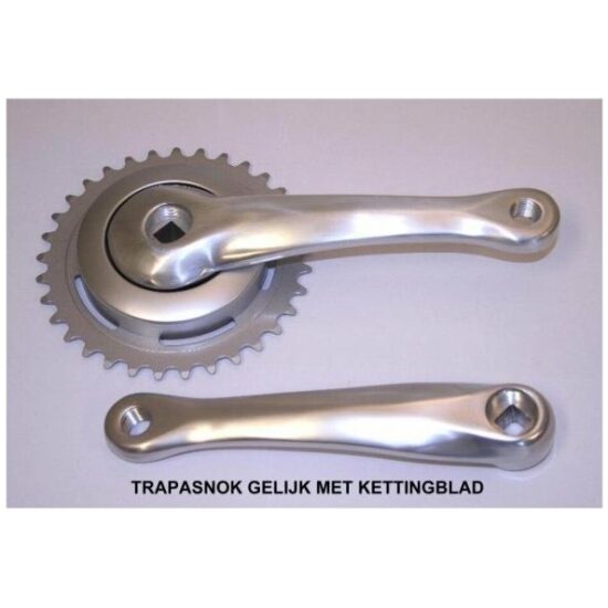 Merkloos CRANKSTEL Z/SPIE 33T 3/32 SH NEXUS 95MM 0MM ZILVER