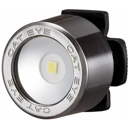 Cateye KOPLAMP CAT LD130F NIMA LED CHROOM ZWART