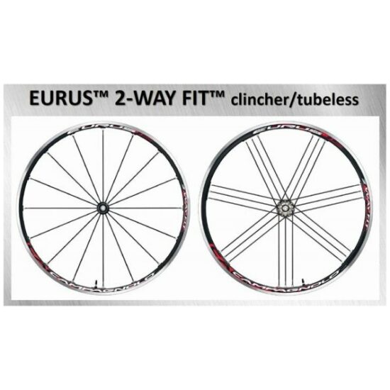 Campagnolo WIELSET 28 CA EURUS 2-WAY FIT 9/10/11V 2010 ZWART
