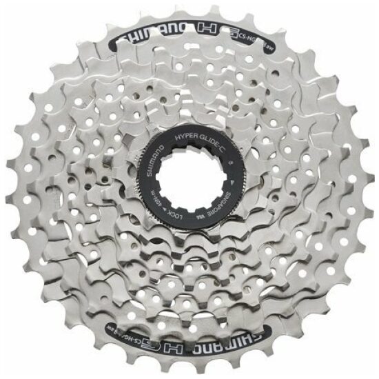 Shimano 8v Cassette 8V 11/30T Shim CS-HG41 11,13,15,17,20,23,26,30T Acera zilver