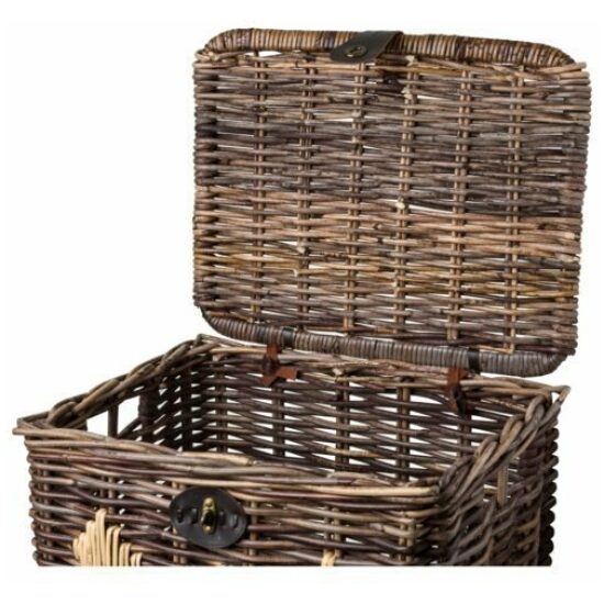 Fastrider Mand rotan FR Tamar m/klep Large m/klep 26ltr 45x35x28 0706-015 Bruin - Afbeelding 2