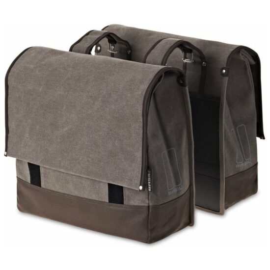 Basil BAS17547 Tas dubbel Urban Fold SAND BROWN