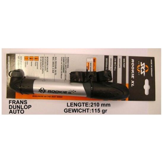 Sks POMP HAND ROOKIE XL UNIV 21CM ZI KRT ZILVER