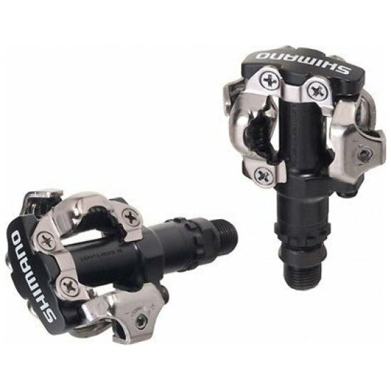 Shimano Spd Pedalen ATB SPD Shim PD-M520L m/plaatjes SH51 ZWART - Afbeelding 2
