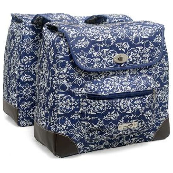 New Looxs TAS ALBA DUBBEL ROMANO BLUE BLAUW
