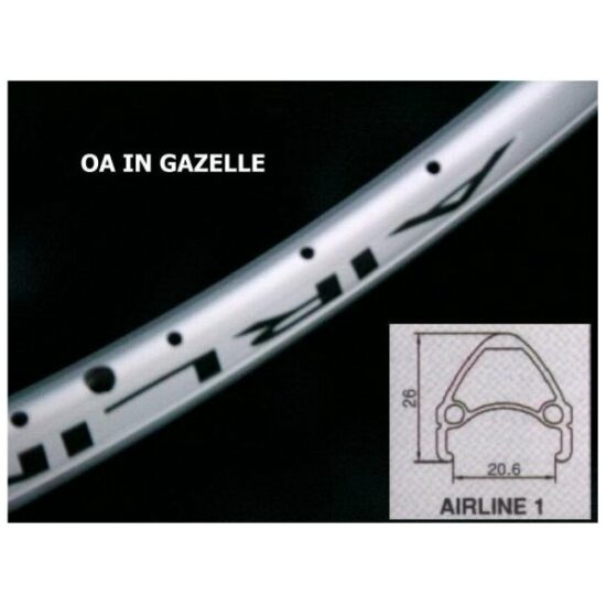 Vuelta VELG 26 VU AIRLINE ALM ATB ZI 36/14 25MM ZILVER
