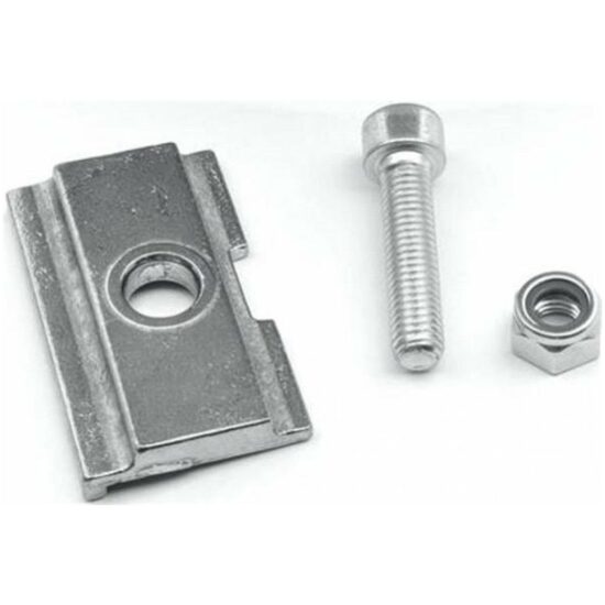 Esge Standaarddeel Adapterplaat breed>smal ZILVER - Afbeelding 2