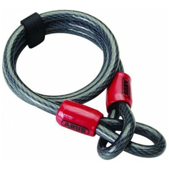 Abus SLOT KABEL COBRA WINKEL 2 OGEN 500X10 ZW Zwart