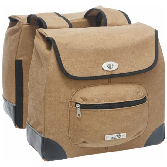 New Looxs TAS ALBA DUBBEL Canvas brown/bruin Bruin