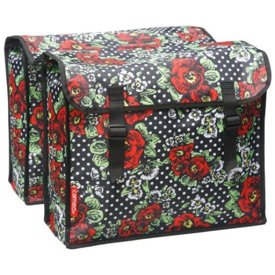 New Looxs TAS CAMEO DUBBEL ROOS ZWART ROSE BLACK / ZWART