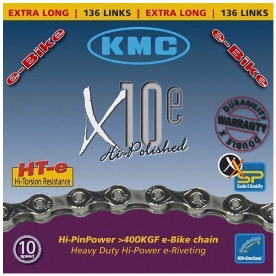 Kmc ketting 11/128 x10e 136l 10 speed e-bike Grijs