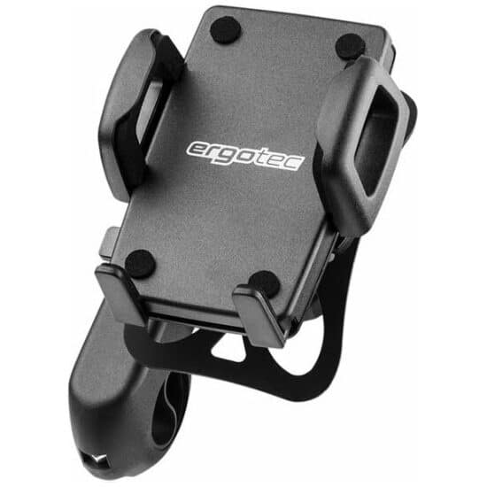 Ergotec Telefoonhouder Ergo stuurbochtbev. 22.2/31.8 tbv mobiel 56/85mm Zwart
