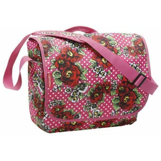 New Looxs TAS CAMEO MESSENGER PINK ROSE Roze / Wit / Rood