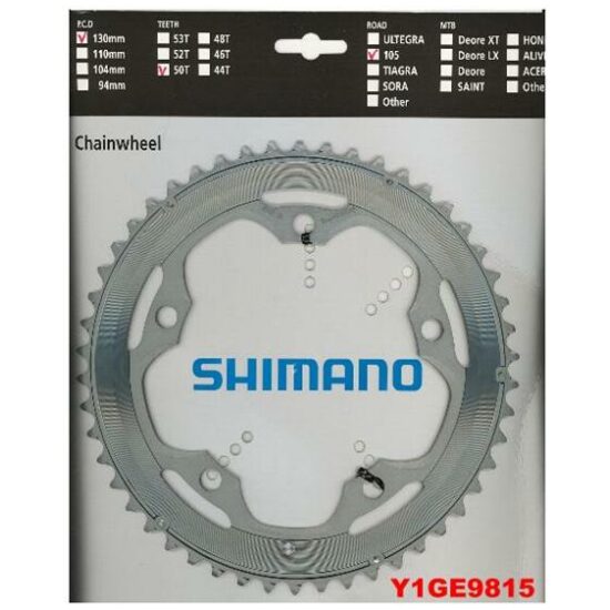 Shimano KETT BLAD 50 SH 10V 5 ARM ZILVER