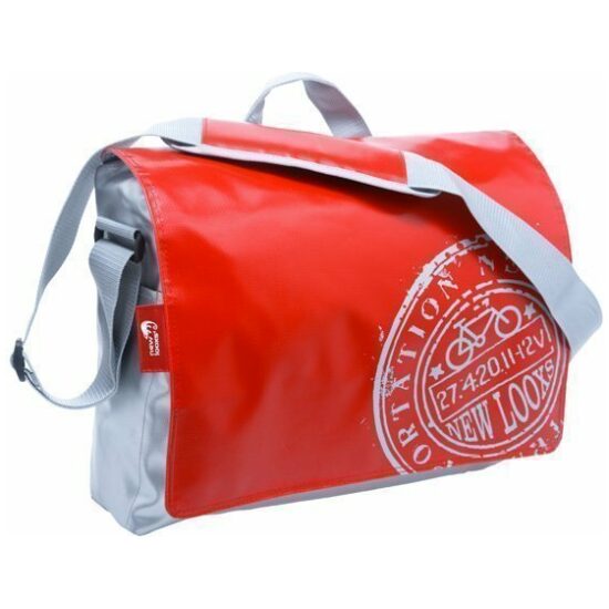New Looxs TAS POSTINO OFFICE ROOD/ZILVER ROOD / ZILVER
