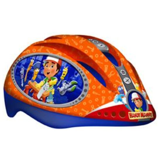 Merkloos VALHELM 3D HANDY MANNY S KIND ORANJE