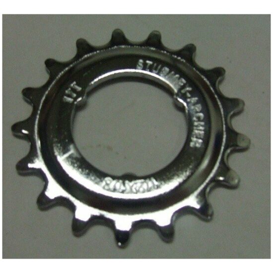 Sturmey Archer Kett.wiel1/8 17T opsteek SA HSL717 doorgezet