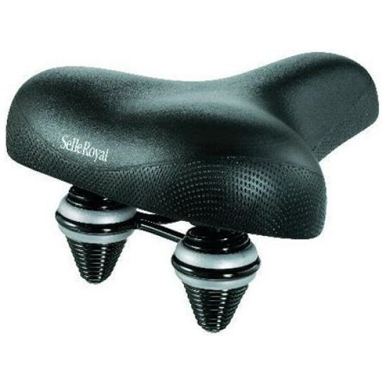 Selle Royal Sattel SR City,US,PU,sw,Zug+Druck 69545 Zwart