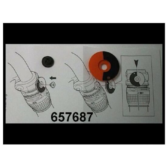 Shimano GRIPD SH NEXUS VERVANGSET 4V ZW/OR ZWART / ORANJE