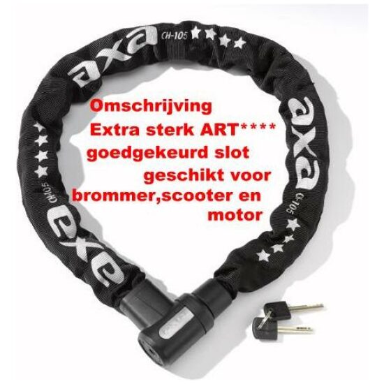 Axa SLOT KETTING PROCARAT 105 M/VAST SLOT ZWART