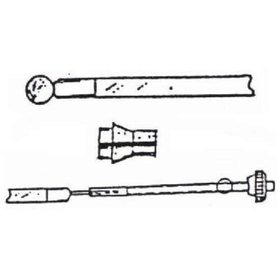 Xlc KABEL TROMMEL A 6217/10 TON 205 GAZ Zwart
