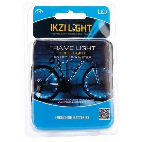 Ikzi Light Wiel-/framelicht Ikzi Tube Light 20led 2.2mtr incl.batt 1491720 Zwart
