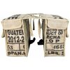 Fast Rider Tas dubbel FR 01606 Jute Sand 33ltr 37x32x14 1606 Bruin - Afbeelding 2