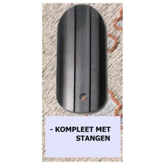 Rpz SPATBORDSET 28 PVC 45MM SMOKE