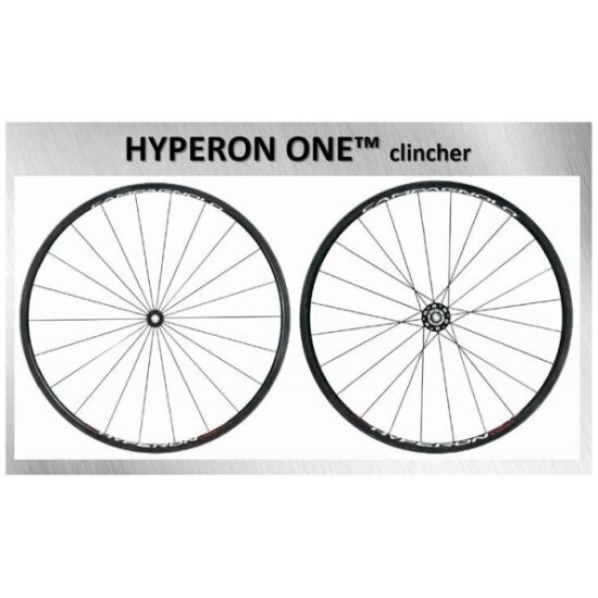 Campagnolo WIELSET 28 CA HYPERON ONE CARBON 9/10/11V ZWART