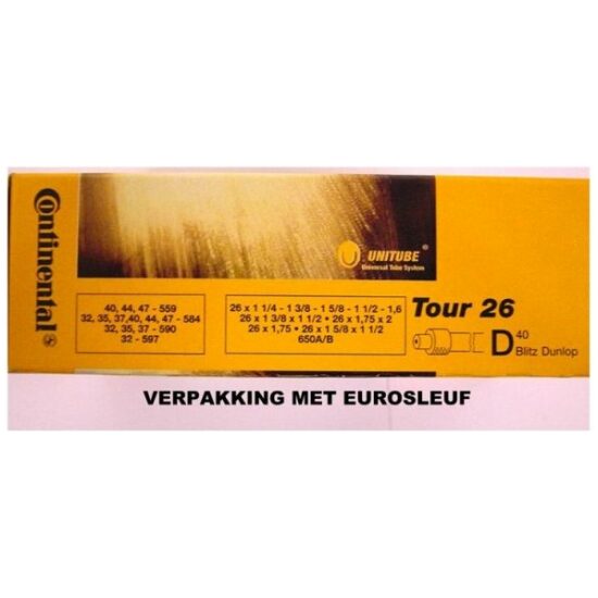 Continental BIB 26X13/8-175 CO DV (40) Zwart