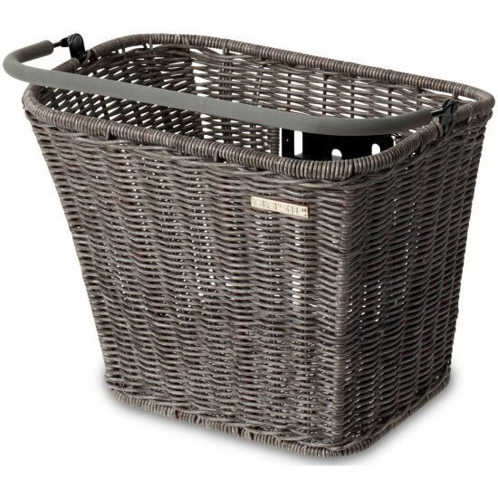 Basil MAND BAS PVC AFN V BASIMPLY II RATTAN LOOK GRY Z/B Grijs