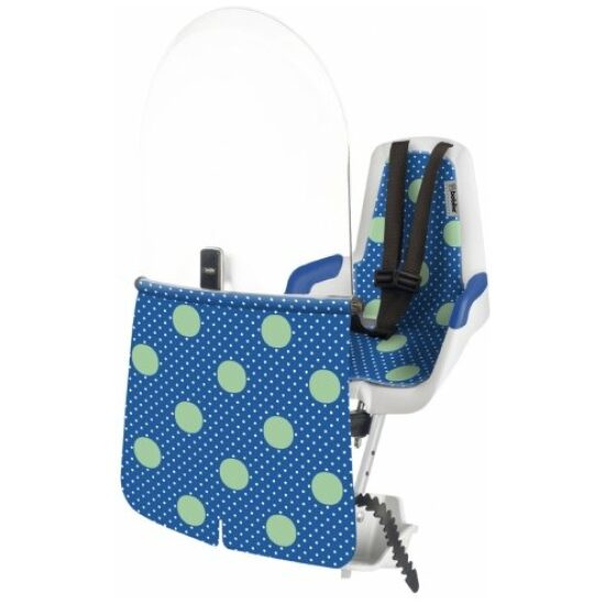 Bobike DUO V MINI CLASSIC SIXTY YEARS BLAUW MET GROENE STIP