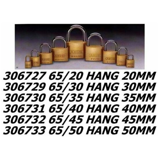 Abus Hangslot 20mm