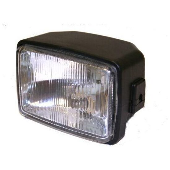Merkloos Vierkant Koplamp ZWART