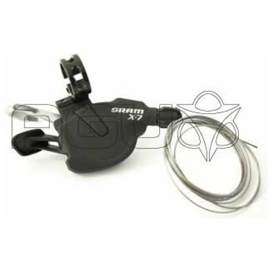 Sram VERSTELLER X7 TRIGGER ACHTER 9V ZWART