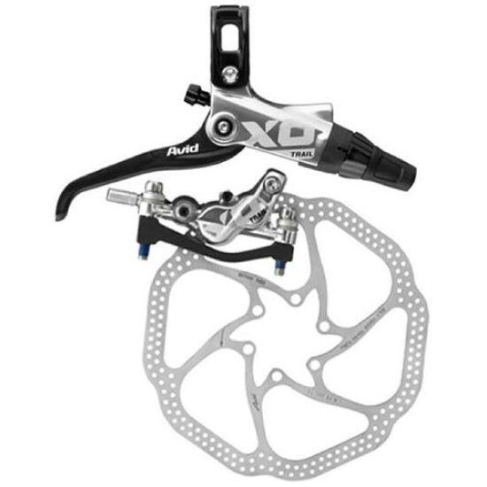 Sram REM X0 TRAIL A CB RE DISC 180 ZI POLISHED SILVER / ZILVER