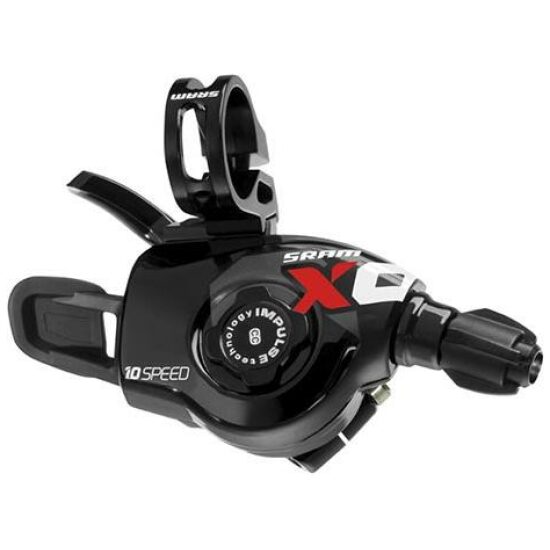 Sram VERSTELLERSET X0 TRIGGER 10V 2X10 RED Zwart/Rood
