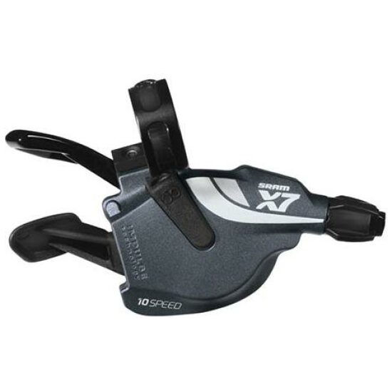 Sram VERSTELLERSET X7 TRIGGER 10V 2X10 GREY ZWART/GRIJS